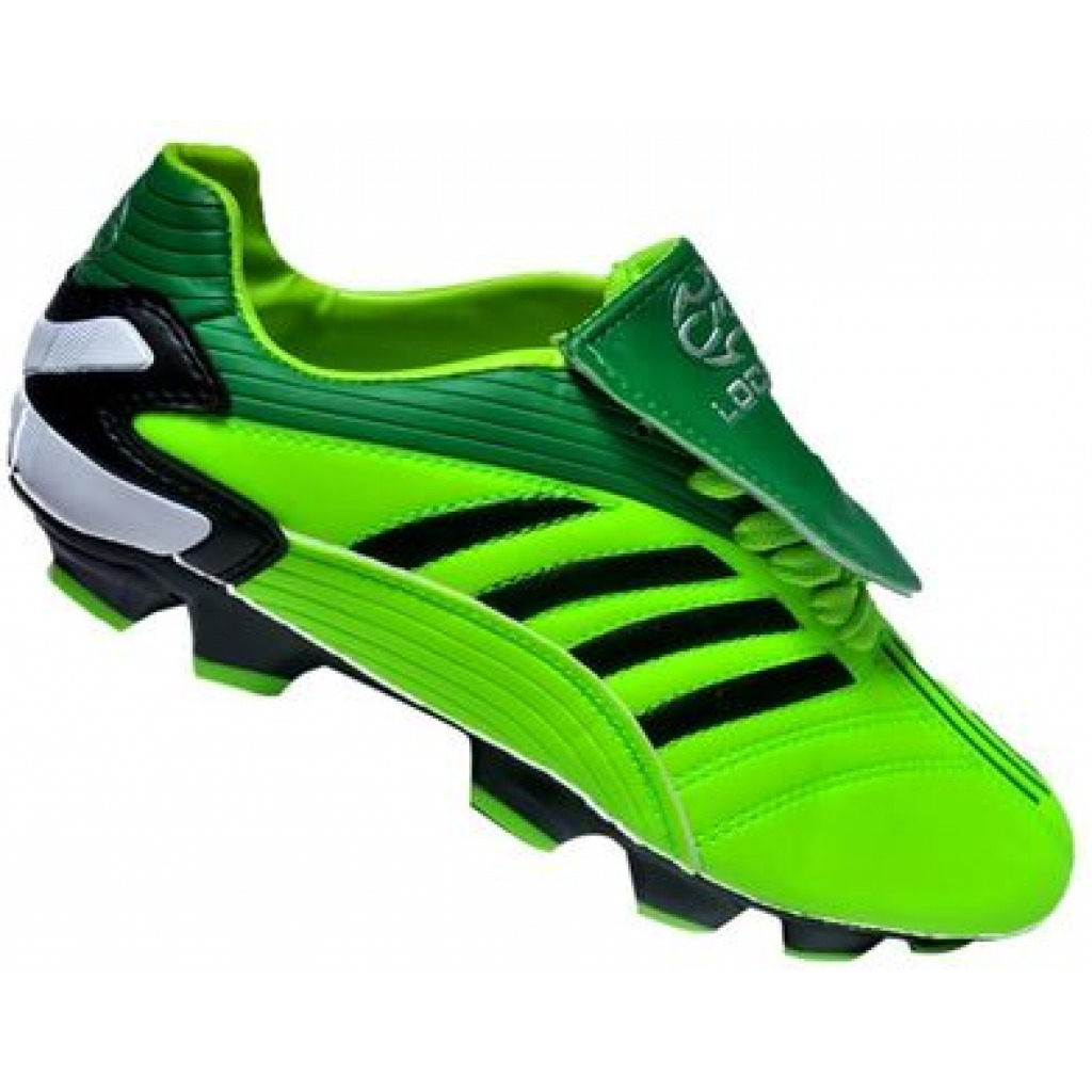 Lace Up Football Soccer Boot – Green Soccer Footwear TilyExpress