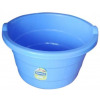 50L Round Plastic Wash Basin - sky blue