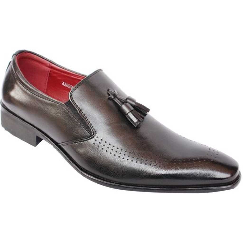 Men's Formal Side Stretched Tight Slip-on - Black