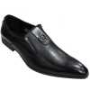 Designer Men's Leather Gentle Formal Shoes - Black