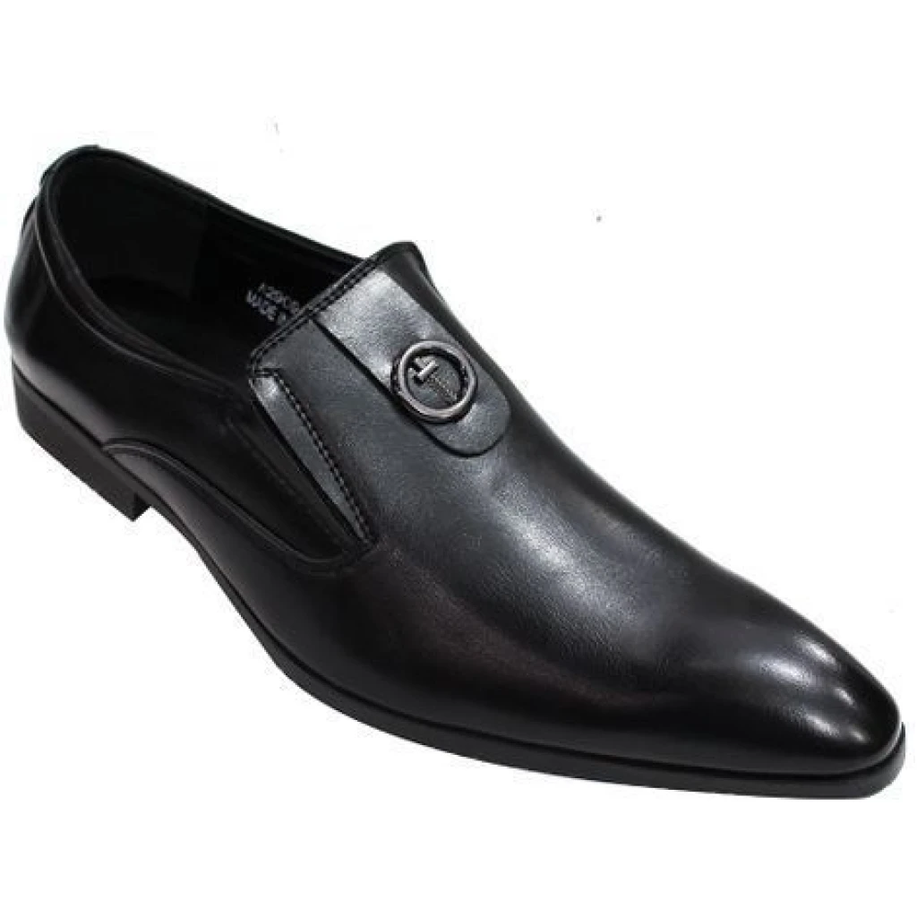 Designer Men’s Leather Gentle Formal Shoes – Black Men's Loafers & Slip-Ons TilyExpress