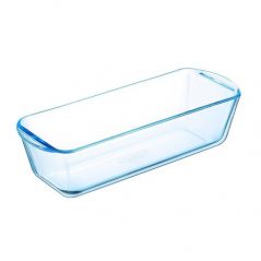 Pyrex Glass Loaf Pan Mould Dish For Baking Bread, Colourless