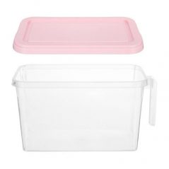 Fridge Storage Organizer Container Bin Box, Pink Food Savers & Storage Containers TilyExpress 6