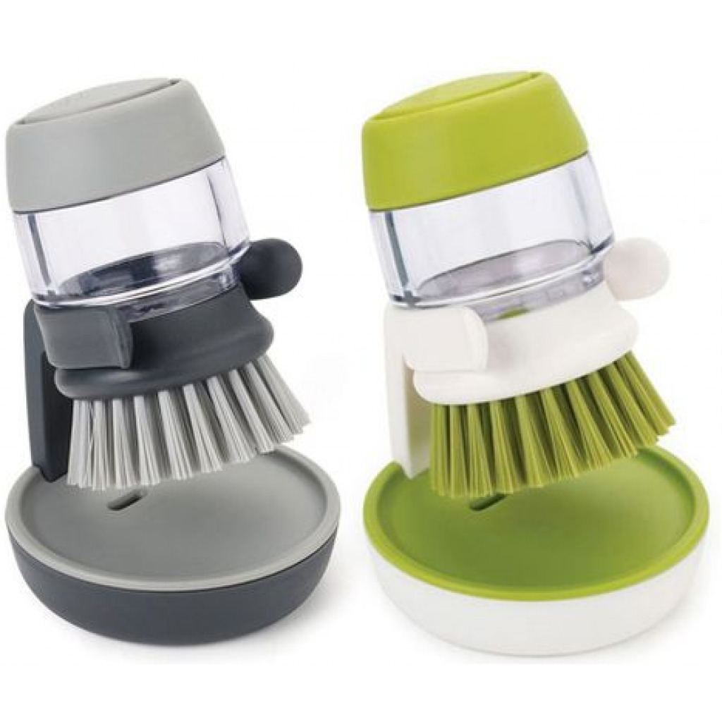 1 Piece of Soap Dispensing Palm Storage Stand Dishwasher Brush, Multi-Colour Soap Dispensers TilyExpress 7