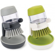 1 Piece of Soap Dispensing Palm Storage Stand Dishwasher Brush, Multi-Colour Soap Dispensers
