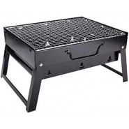 BBQ Portable & Foldable Charcoal Barbecue Grill – Black Contact Grills TilyExpress 2