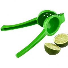 Plastic Manual Double Layer Lemon Squeezer -Green