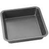 24cm Nonstick Square Cake Baking Pan Mould Tray, Black