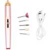 5-in-1 Electric Pedicure And Manicure Nail Drill File Grinder Grooming Kit Includes Callus Remover, Pink Feet Hands & Nails Care TilyExpress
