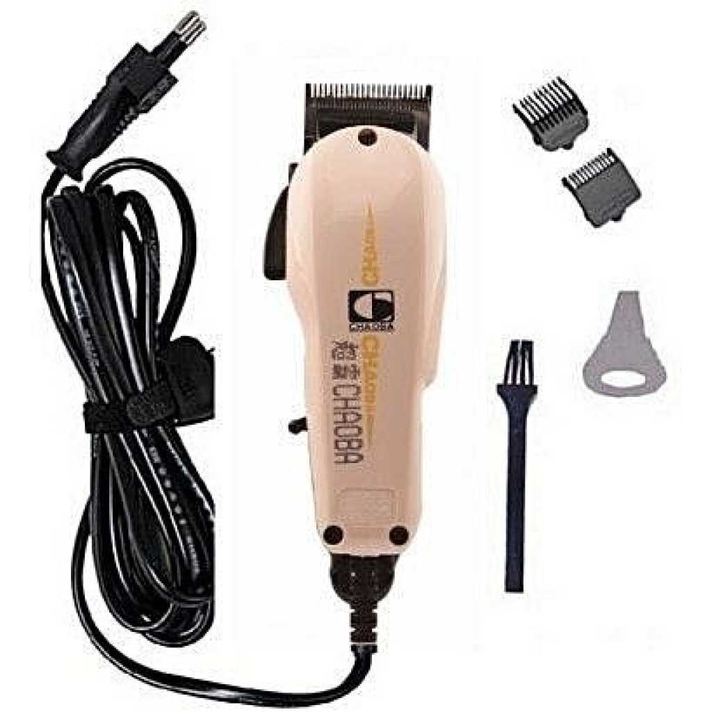 Chaoba Super Professional Electric Shaving Hair Clipper Set-Cream