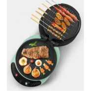 Smokeless Non-stick Electric Barbecue (BBQ) Grill Machine-Black