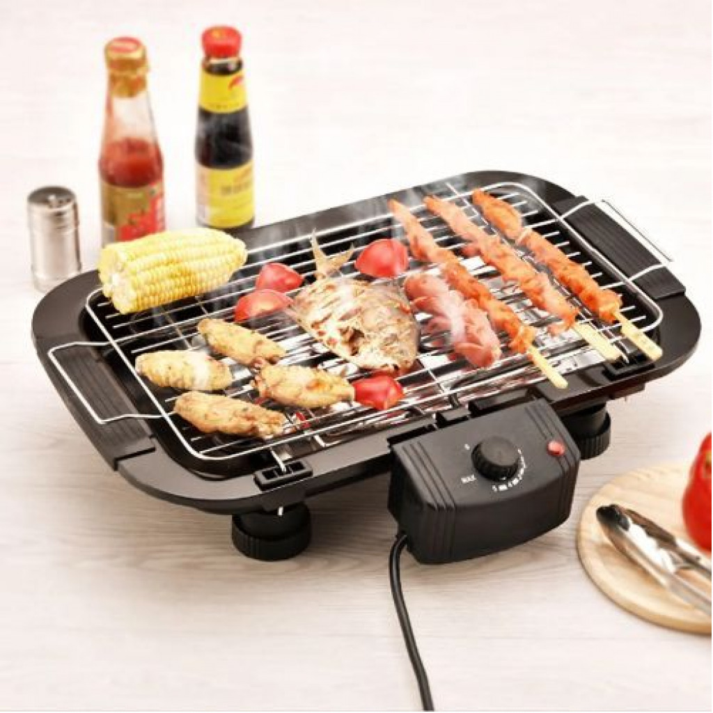 Smokeless Non-stick Electric Barbecue (BBQ) Grill Machine-Black Contact Grills TilyExpress 7