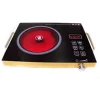 Hoffmans Electric Infrared Cooker Stove Hot Plate Portable Single Burner, Black