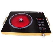 Hoffmans Electric Infrared Cooker Stove Hot Plate Portable Single Burner, Black