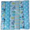 Cotton 6pc Baby Receiving, Swaddling Sheets-Multicolor