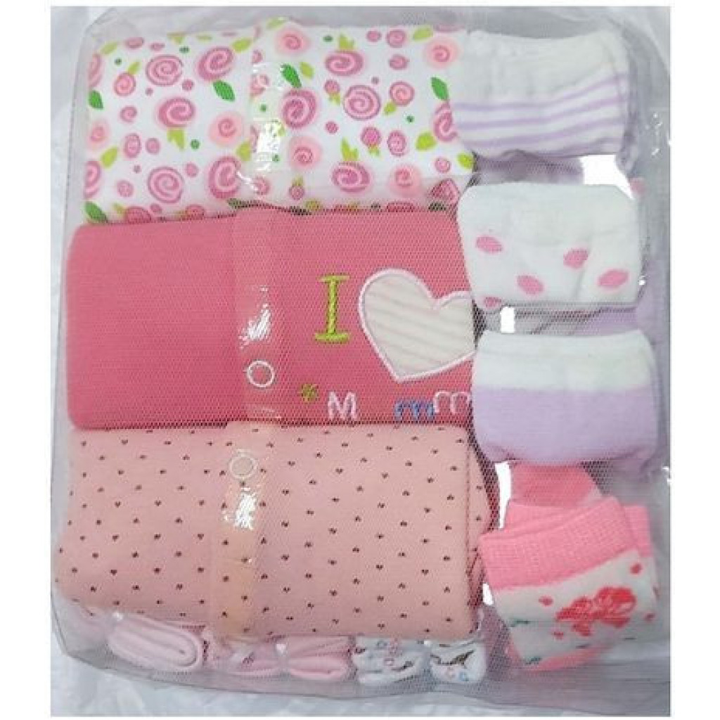 10 Pack Of Baby 3 Overalls + 3 Wash Towels + 4 Pairs Of Socks – Multiple Designs Baby Apparel & Accessories TilyExpress 5
