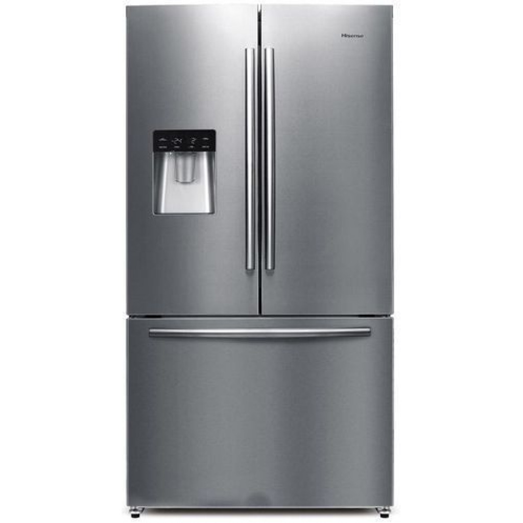 Hisense 697-liter French Door Refrigerator with Dispenser RF697N4ZS1 – Multi Door Refrigerator, Frost-free, Stainless Steel Finish