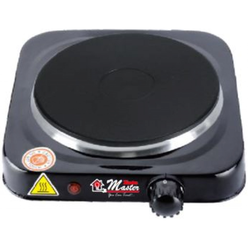 Electro Master EM-HP-1081 Single Solid Hot Plate - Black
