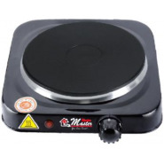 Electro Master EM-HP-1081 Single Solid Hot Plate – Black Electric Cook Tops