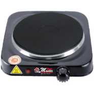 Electro Master EM-HP-1081 Single Solid Hot Plate - Black