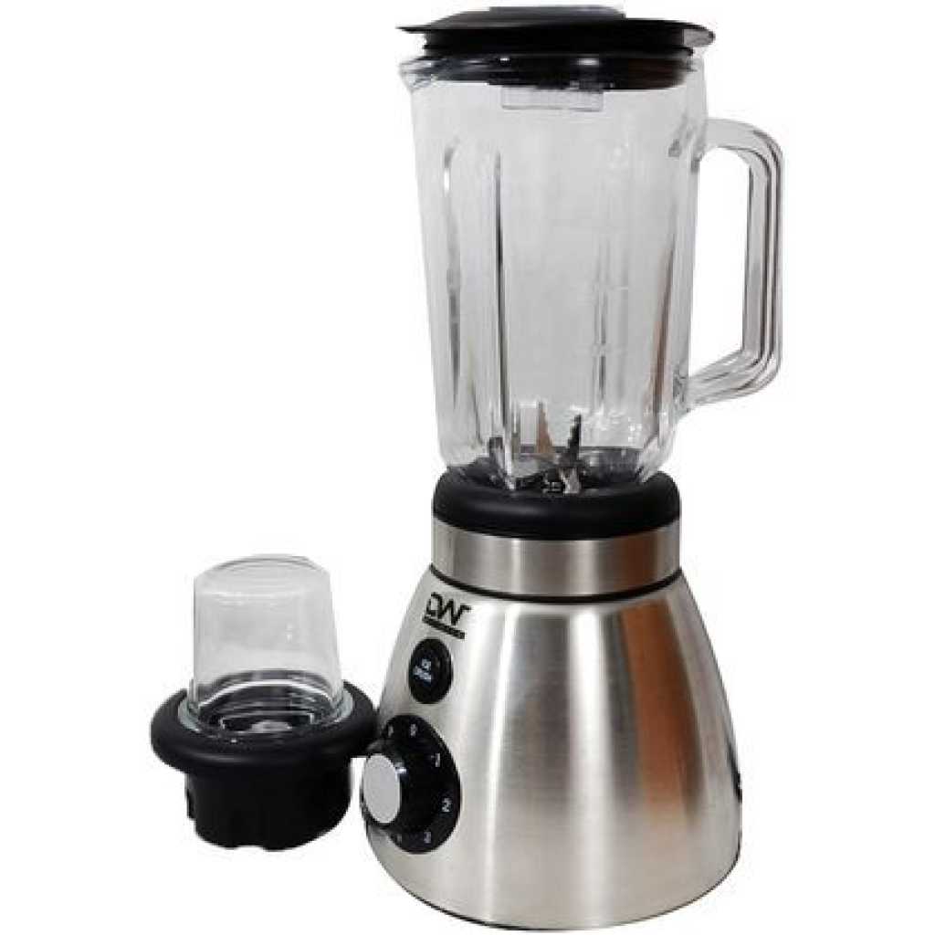 Digiwave DWBL1201 Ice Crusher S.Steel Blender with Glass Jar 1.5L