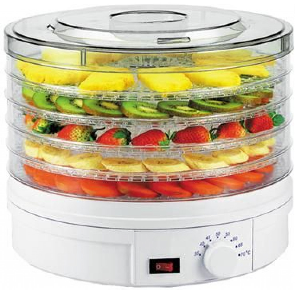 5 Layer Food Fruit Dehydrator Storage Machine – White. Home Kitchen & Dining TilyExpress