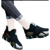 Ladies’ Sneakers – Black, Gold Women's Fashion Sneakers TilyExpress