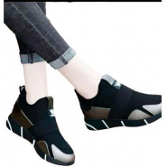 Ladies’ Sneakers – Black, Gold Women's Fashion Sneakers TilyExpress 2