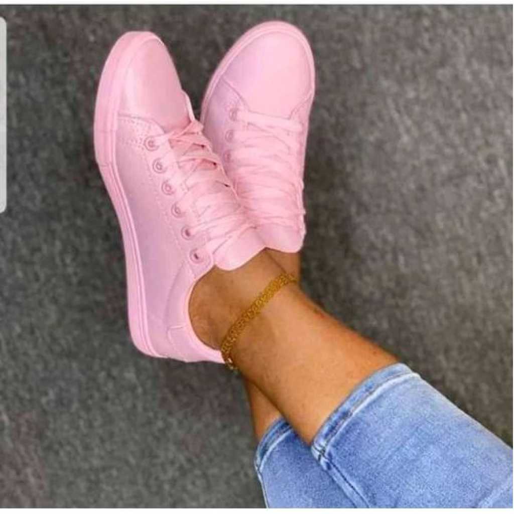 Ladies Fashion Sneakers - Pink