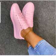 Ladies Fashion Sneakers - Pink