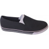 Men's Slipon Plimsolls Shoes - Black