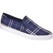 Men’s Designer Slipon Shoes – Checked Blue, White Men's Loafers & Slip-Ons TilyExpress 2