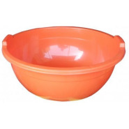 Mukwano 40L Round Plastic Wash Basin – Orange Bathroom Accessories TilyExpress 2