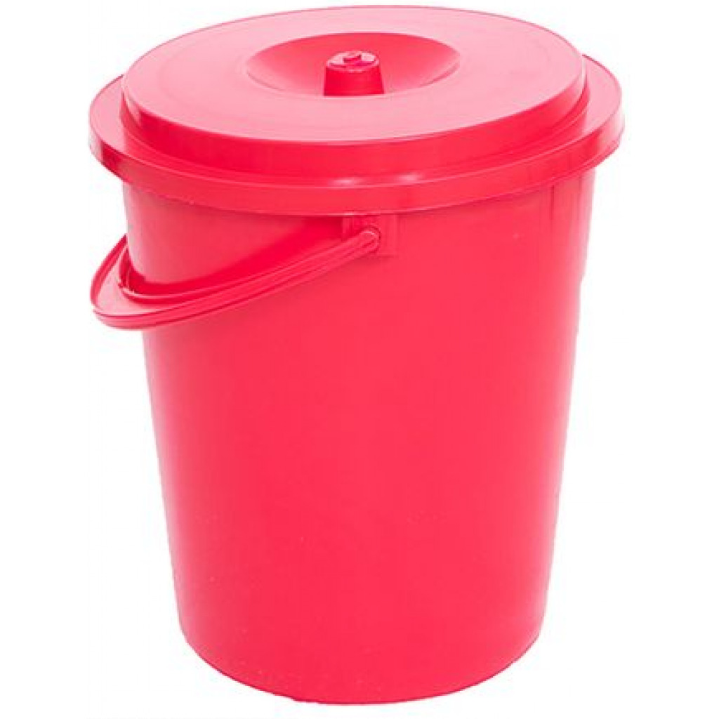 Nice Plastic Bucket 10 Ltr - Red