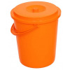 Plastic Bucket 10 Ltr – Orange Ice Buckets & Tongs