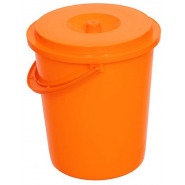 Plastic Bucket 10 Ltr – Orange Ice Buckets & Tongs TilyExpress 2