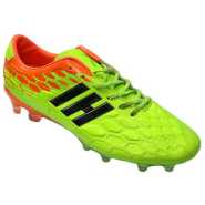 Men's Soccer Cleats - Light Green, Orange