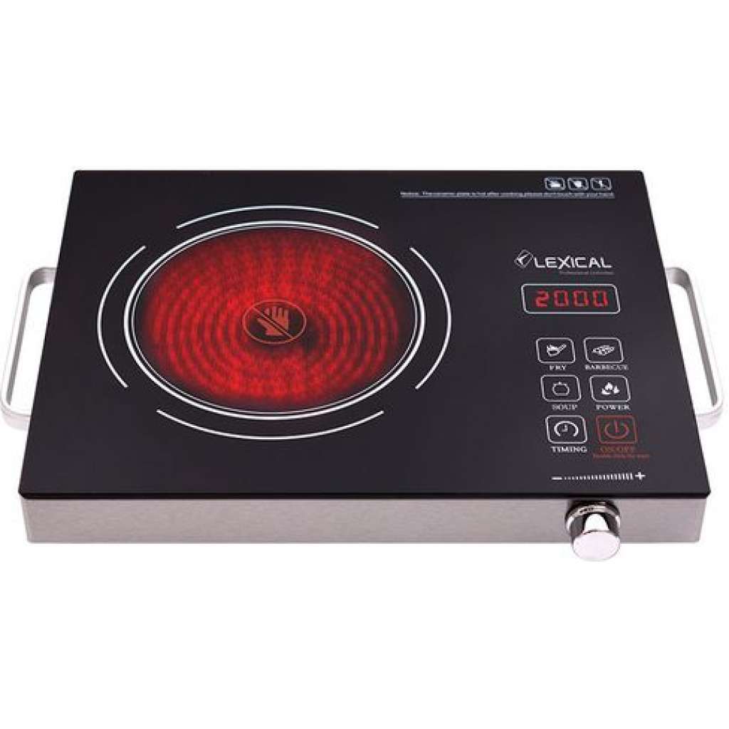 Electric Infrared Cooker Stove Hot Plate Portable Single Burner, Black Induction Cookers TilyExpress