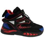 Men's Lace Up Shoes - Black,Red,Blue