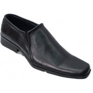 New Men’s Genuine Leather Formal Gentle Shoes – Black