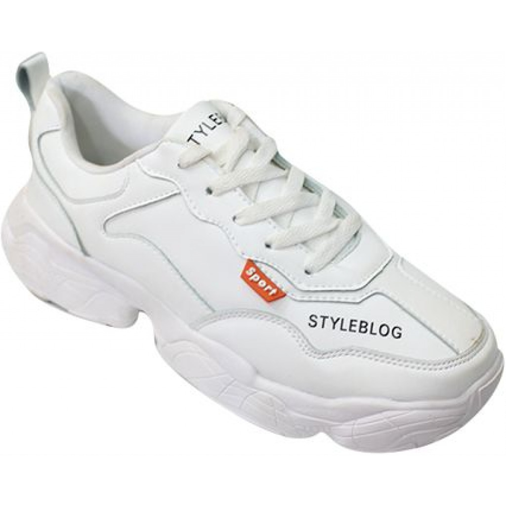 SPORT Men’s Sneakers – White Men's Fashion Sneakers TilyExpress