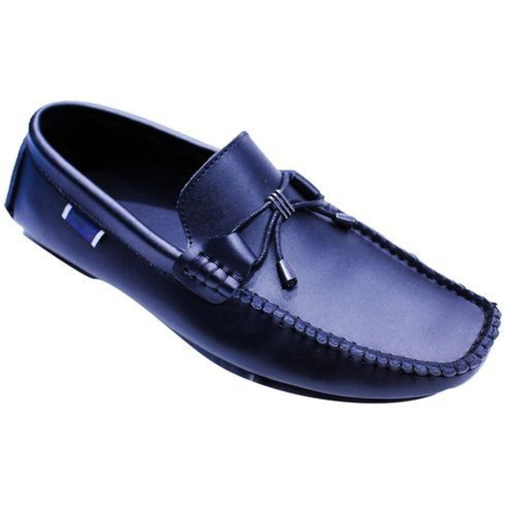 New Men’s Casual Leather Moccasins Shoes – Black. Men's Loafers & Slip-Ons TilyExpress