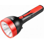 Plastic Aluminum Cup LED Light Rechargeable Torch Flashlight – Red Flashlights