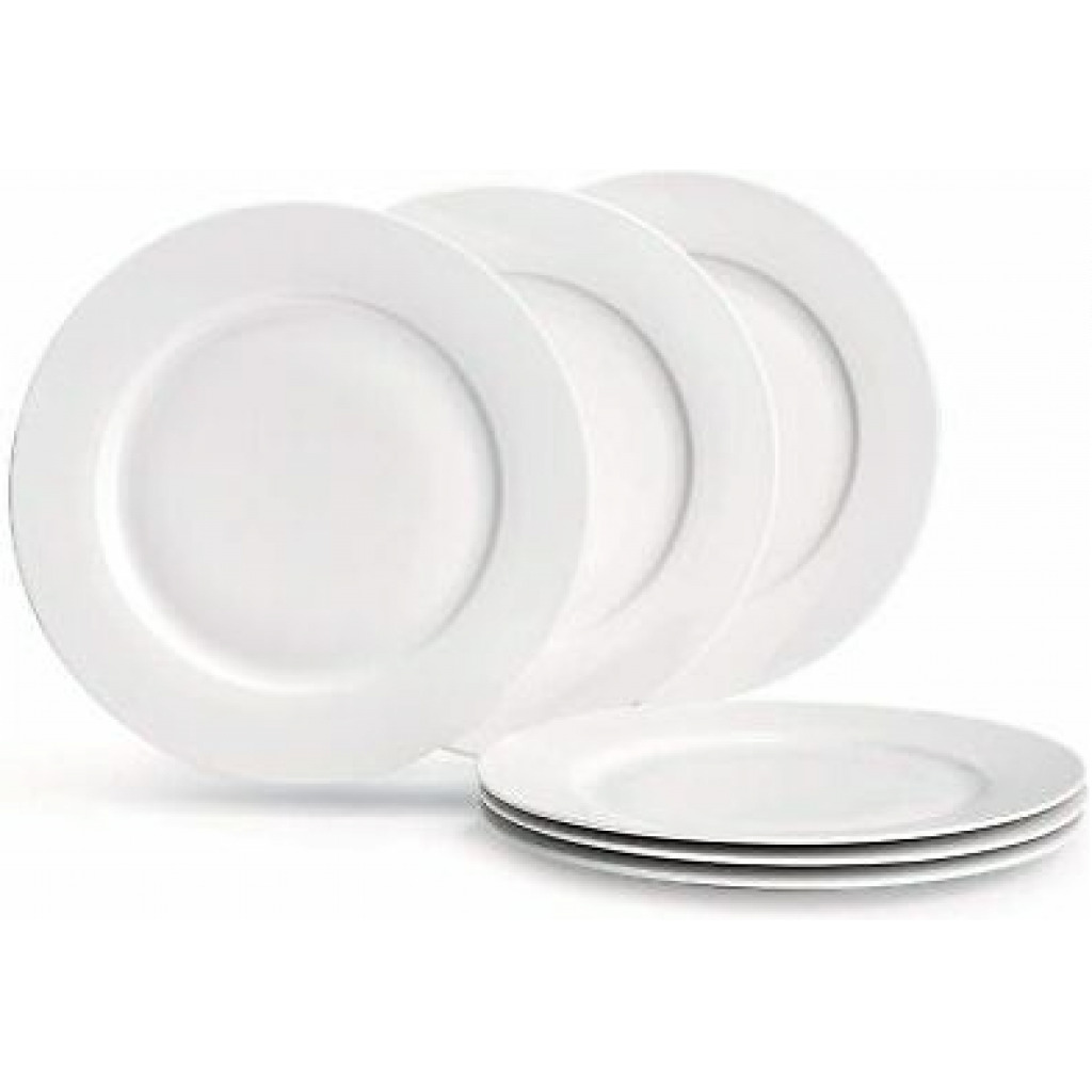 6 Inch 12-Piece Porcelain Salad, Dessert Side Plates-White Dessert Plates TilyExpress 4