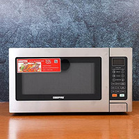 Geepas GMO1897 35L Digital Microwave Oven - 1400W Microwave Oven with Multiple Cooking Menus | Reheating & Defrost Function | Child Lock | Push-button door, Digital Controls