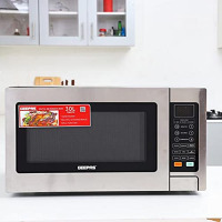 Geepas GMO1897 35L Digital Microwave Oven - 1400W Microwave Oven with Multiple Cooking Menus | Reheating & Defrost Function | Child Lock | Push-button door, Digital Controls