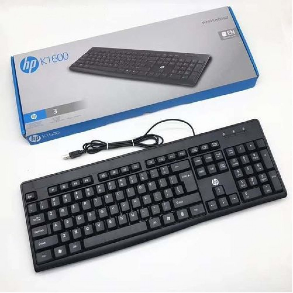 Hp K1600 Wired Keyboard - Black