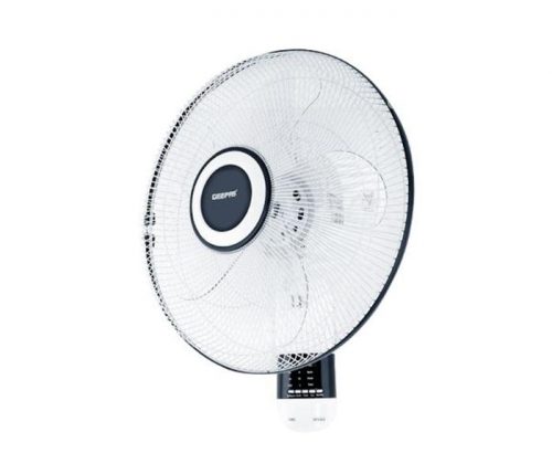 Geepas GF9479 16-inch 3 Speed Wall Fan With Remote – Black Wall Mount Fans TilyExpress 3