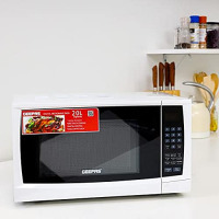 Geepas 20L Digital Microwave Oven, White [GMO1895]