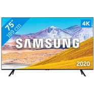 Samsung 75 Inches TU8000 Crystal UHD 4K Flat Smart TV (2020), Black, UA75TU8000UXZN